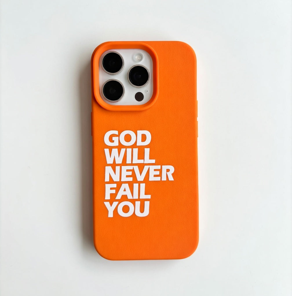 Orange IPhone cover