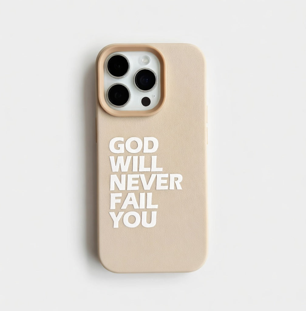 Beige IPhone cover